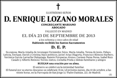 Enrique Lozano Morales